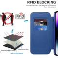 Калъф за iPhone 14 Pro Max - SmartMag Book Case - Син