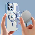 Калъф за iPhone 14 Pro Max - SmartMag Book Case - Светло Син
