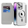 Калъф за iPhone 14 Pro Max - SmartMag Book Case - Сив