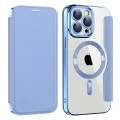 Калъф за iPhone 15 Pro - SmartMag Book Case - Светло Син