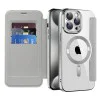 Калъф за iPhone 15 Pro - SmartMag Book Case - Сив