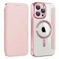Калъф за iPhone 15 Pro Max - SmartMag Book Case - Розов