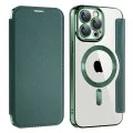 Калъф за iPhone 15 Pro Max - SmartMag Book Case - Зелен