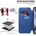 Калъф за iPhone 15 Pro Max - SmartMag Book Case - Син