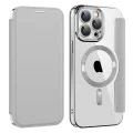Калъф за iPhone 15 Pro Max - SmartMag Book Case - Сив