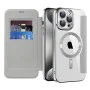 Калъф за iPhone 15 Pro Max - SmartMag Book Case - Сив