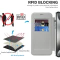 Калъф за iPhone 15 Pro Max - SmartMag Book Case - Сив