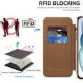 Калъф за iPhone 15 - SmartMag Book Case - Кафяв