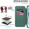 Калъф за iPhone 15 - SmartMag Book Case - Зелен