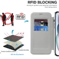 Калъф за iPhone 15 - SmartMag Book Case - Сив
