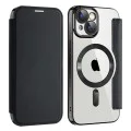 Калъф за iPhone 15 Plus - SmartMag Book Case - Черен