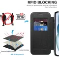 Калъф за iPhone 15 Plus - SmartMag Book Case - Черен