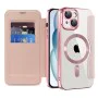 Калъф за iPhone 15 Plus - SmartMag Book Case - Розов