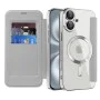 Калъф за iPhone 16 - SmartMag Book Case - Сив