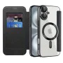 Калъф за iPhone 16 Plus - SmartMag Book Case - Черен