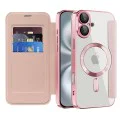 Калъф за iPhone 16 Plus - SmartMag Book Case - Розов