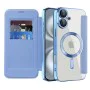 Калъф за iPhone 16 Plus - SmartMag Book Case - Светло Син