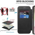 Калъф за iPhone 16e - SmartMag Book Case - Черен