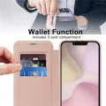 Калъф за iPhone 16e - SmartMag Book Case - Розов