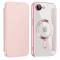 Калъф за iPhone 16e - SmartMag Book Case - Розов