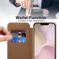 Калъф за iPhone 16e - SmartMag Book Case - Кафяв