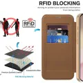 Калъф за iPhone 16e - SmartMag Book Case - Кафяв