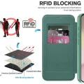 Калъф за iPhone 16e - SmartMag Book Case - Зелен