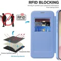 Калъф за iPhone 16e - SmartMag Book Case - Светло Син