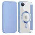 Калъф за iPhone 16e - SmartMag Book Case - Светло Син