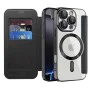 Калъф за iPhone 16 Pro - SmartMag Book Case - Черен