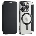 Калъф за iPhone 16 Pro Max - SmartMag Book Case - Черен