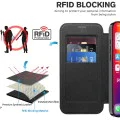 Калъф за iPhone 16 Pro Max - SmartMag Book Case - Черен