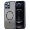 Калъф за iPhone 12 Pro - HaloFrost II MagSafe - Тъмно Blue