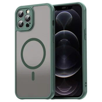 Калъф за iPhone 12 Pro - HaloFrost II MagSafe - Зелен
