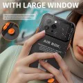 Калъф за iPhone 12/12 Pro/13/13 Pro/14/14 pro/15/15 Pro/16 - ShellBox - AirBox Водоустойчив IP68 Калъф (6.1 инча) - Черен