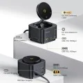 Baseus - Докинг станция MagPro Series II (B00072900121-00) - Магнитна, USB, USB-C, HDMI, SD, 100W, 10Gbps, Qi2 15W - Черна