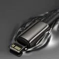 Baseus - Кабел за данни Tungsten Gold (CATLWJ-01) - Type-C към Lightning, 20W, 1 м - Черен