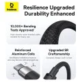 Baseus - Кабел за данни StarSpeed ​​(P10319900211-00) - Бързо зареждане, USB към Micro-USB, Type-C, Lightning, 100W, 1.5 м - Бял