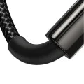 Baseus - Кабел за данни Tungsten Gold (CAWJ000001) - USB към Type-C, Супер бързо зареждане, 100W, 480Mbps, 1m - Черен