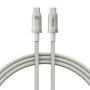 Baseus - Кабел за данни (P10378100G21-00) - Type-C, Бързо зареждане, PD100W, 480Mbps, E-Mark Smart Chip, 1 м - Galaxy Titanium Gold