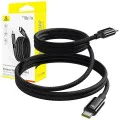 Baseus - Кабел за данни Tungsten Gold (P10319805111-00) - Type-C към Type-C, Супер бързо зареждане, 100W, 480Mbps, 1m - Черен