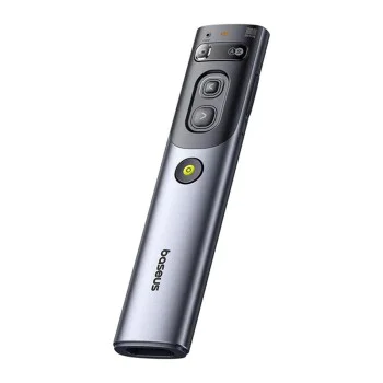 Baseus - Orange Dot Безжичен презентер (B00231700811-00) - Разпознаване на глас с изкуствен интелект, Двурежимна връзка - Сив