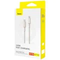 Baseus - Кабел за данни Tungsten Gold (P10319800G21-01) - Type-C към Type-C, Супер бързо зареждане, 100W, 480Mbps, 2m - Златен