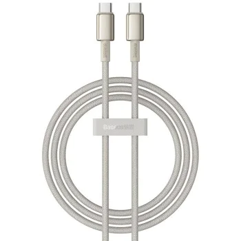Baseus - Кабел за данни Tungsten Gold (P10319800G21-00) - Type-C към Type-C, Супер бързо зареждане, 100W, 480Mbps, 1m - Златен
