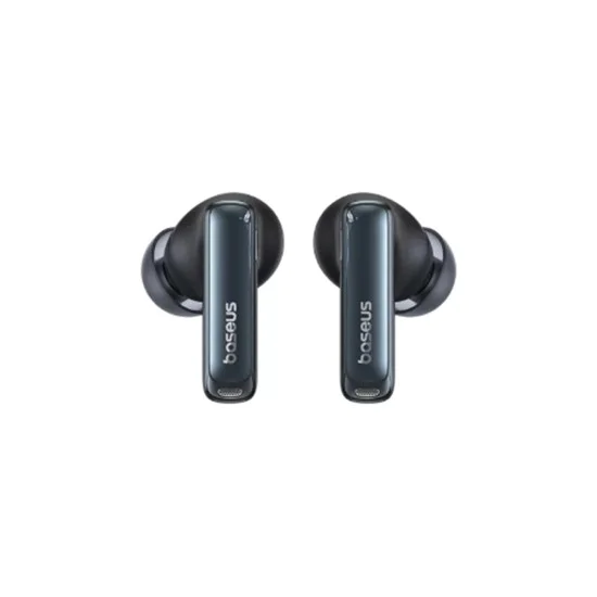 Baseus - Безжични слушалки M2s Ultra (A00074101123-00) - Наистина безжични, Bluetooth 5.4, 4-микрофонно ENC, Smart Display - Черни