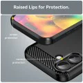 Калъф за iPhone 17 - Techsuit - Carbon Silicone - Черен