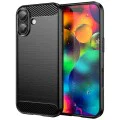 Калъф за iPhone 17 - Techsuit - Carbon Silicone - Черен