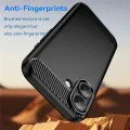 Калъф за iPhone 17 - Techsuit - Carbon Silicone - Черен