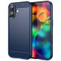Калъф за iPhone 17 - Techsuit - Carbon Silicone - Син