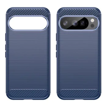 Калъф за Google Pixel 10 / 10 Pro - Techsuit - Carbon Silicone - Син